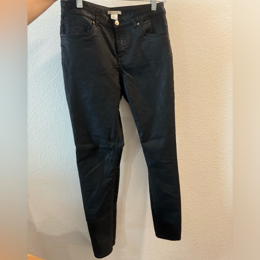 ♥️ 5x$15H&M glossy black pants